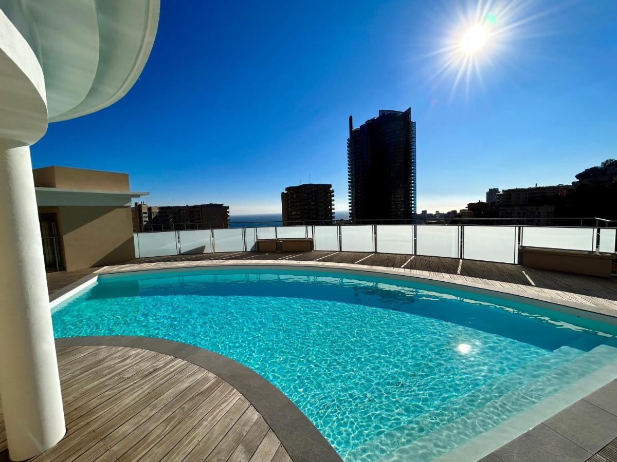 Luxueux Studio Neuf - Frontiere Monaco - Piscine - Parking Prive Exterior foto